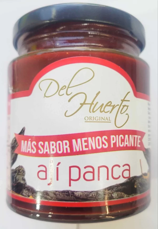 Pasta de ají panca sin picante DEL HUERTO 212g