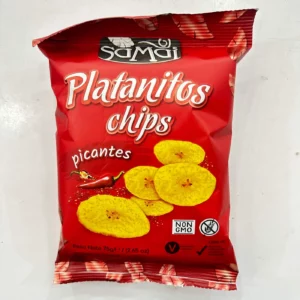 PLATANITOS/CHIFLES PICANTES SAMAI 75g