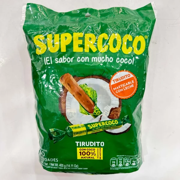 SUPERCOCO TIRUDITO BOLSA DE 50 UNIDADES 400g