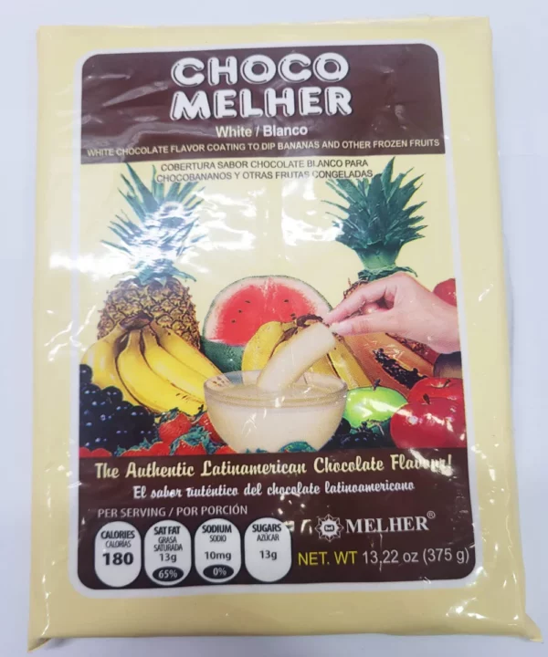 COBERTURA CHOCOLATE BLANCO CHOCO MELHER 375G