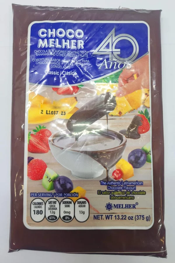 COBERTURA CHOCOLATE CLASICO CHOCO MELHER 375G