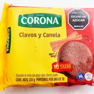 Chocolate CORONA clavo y canela