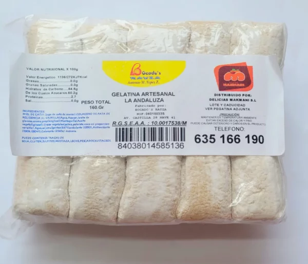 GELATINA ARTESANAL BOCADOS 160G