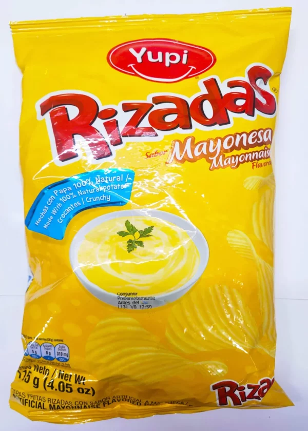 Patatas RIZADAS sabor mayonesa 115g