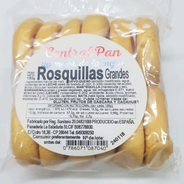 Rosquillas grandes CENTRAL PAN 180g