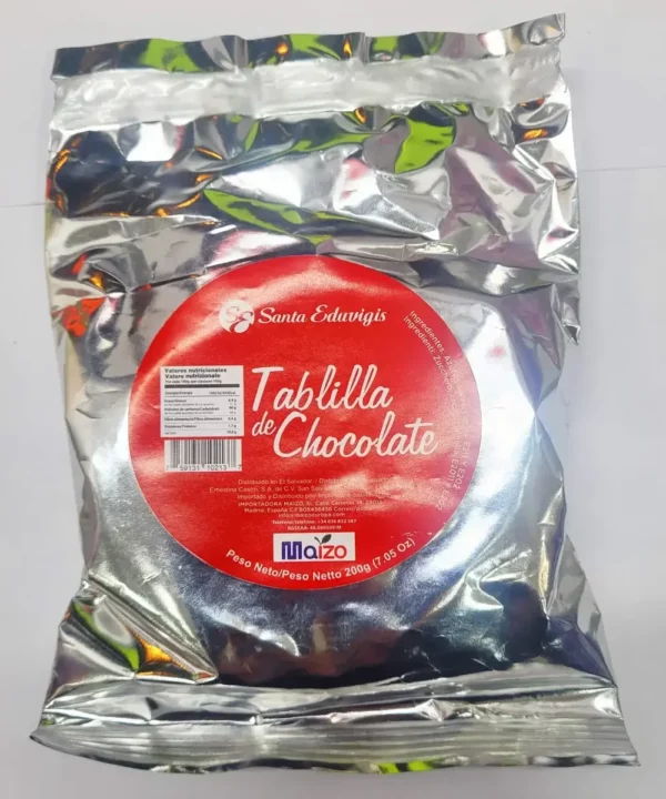 Tablita de chocolate SANTA EDUVIGIS DE 200g