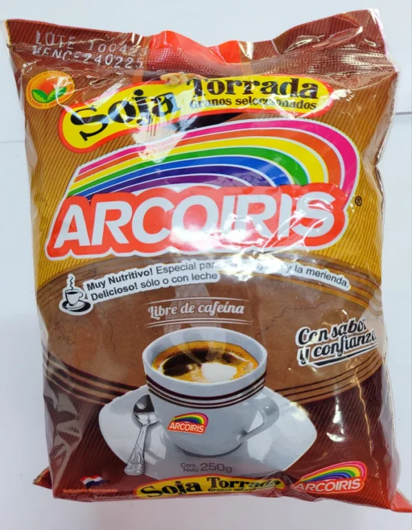 SOJA TORRADA ARCOIRIS 250G. GRANOS SELECCIONADOS 