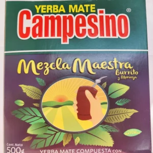 YERBA MATE CAMPESINO MEZCLA MAESTRA BURRITO Y MORINGA 500G