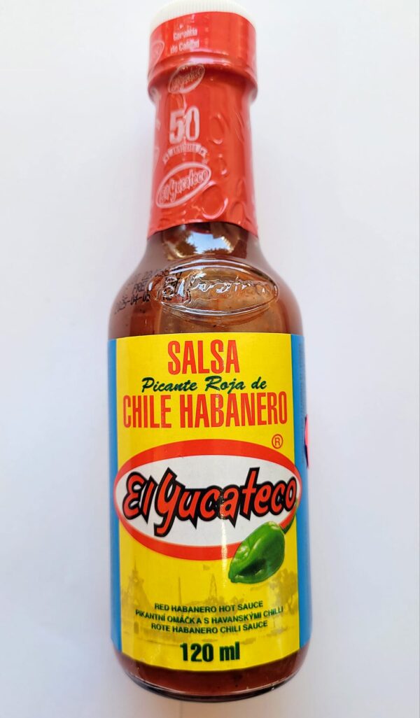 SALSA CHILE HABANERO EL YUCATECO 120ML